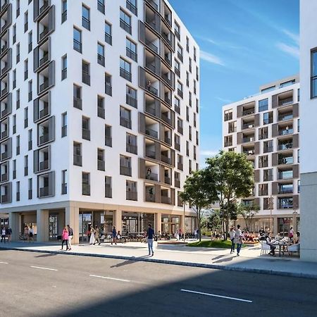Donaublick Oasis: Stylische Wohnung Wien Eksteriør billede